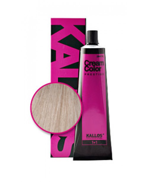Vopsea de par crema Kallos Prestige - Blond Argintiu 10.8