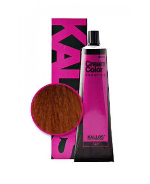 Vopsea de par crema Kallos Prestige - Roscat Aramiu Deschis 7.4