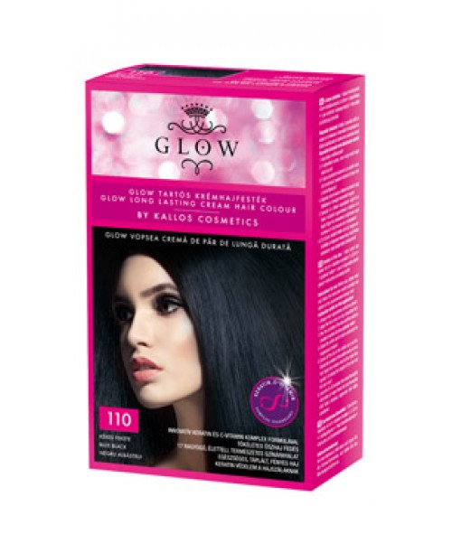 Vopsea de par Kallos Glow - Negru Albastrui 110