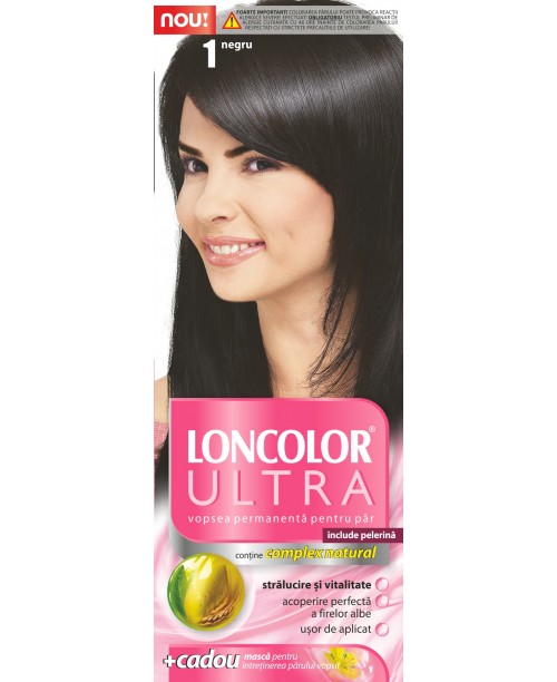 Vopsea Loncolor Ultra - Negru 1