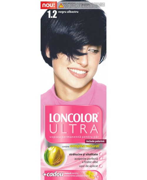 Vopsea Loncolor Ultra - Negru Albastru 1.2