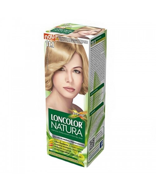 Vopsea de par Loncolor Natura - Blond deschis Cenusiu 11.1