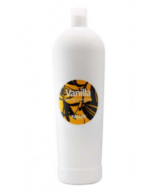 Balsam Kallos cu aroma de vanilie pentru par uscat si mat 1000 ml