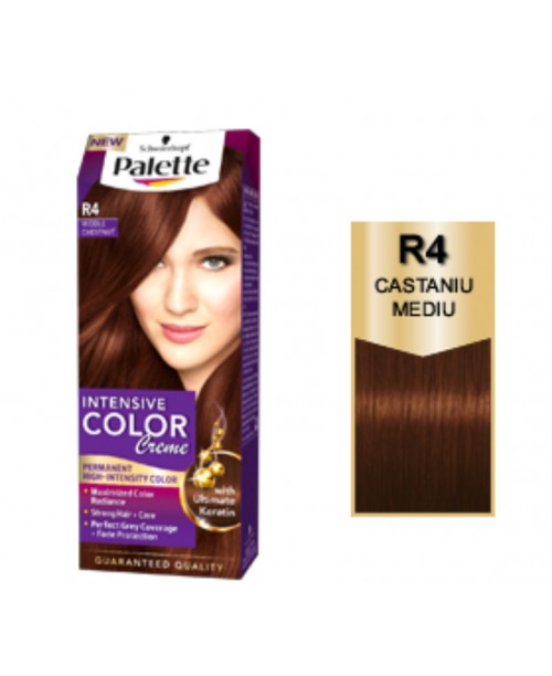 Palette Intensive Color Creme R4 - Castaniu Mediu