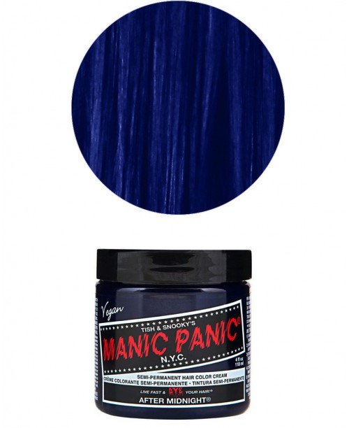 Vopsea de par Manic Panic albastra - After Midnight