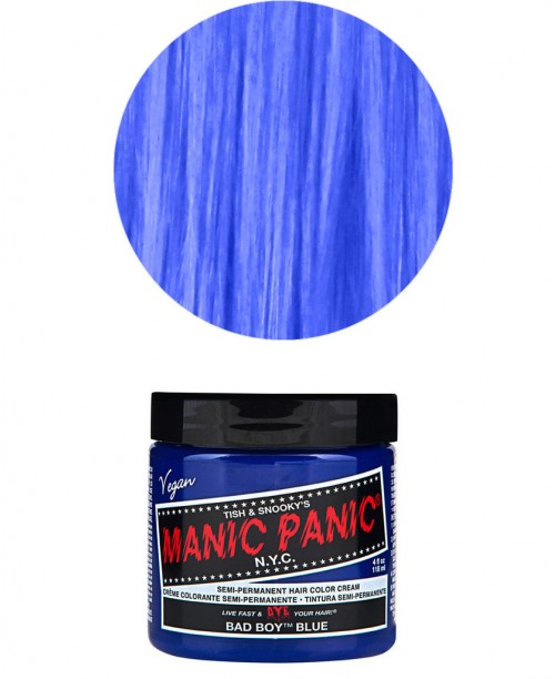Vopsea de par Manic Panic albastra - Bad Boy Blue