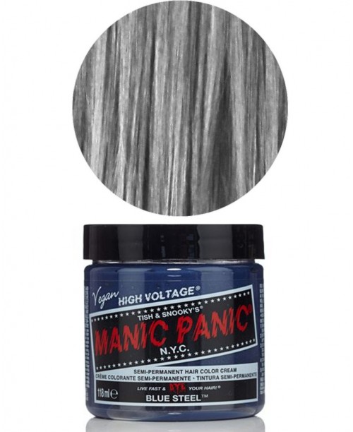 Vopsea de par Manic Panic argintie - Blue Steel