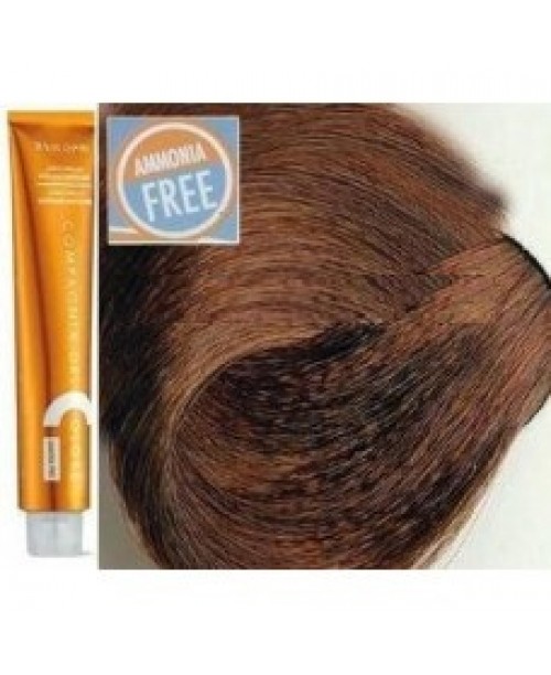 Vopsea de par Compagnia del Colore fara amoniac Cupru - Blond auriu inchis 6.34