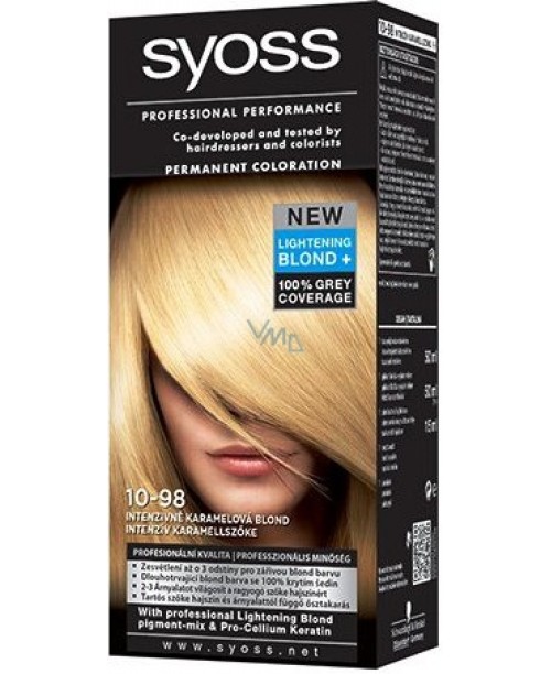 Vopsea de par Syoss Mixing Colors 10-98 Caramel blond intens