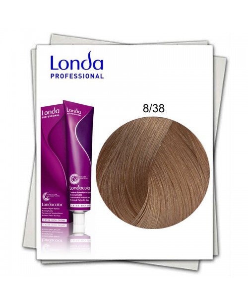 Vopsea Londa Professional 8/38 blond deschis auriu perlat 60ml
