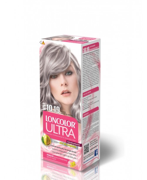 Vopsea de par Loncolor Ultra - Blond Argintiu Intens 10.19