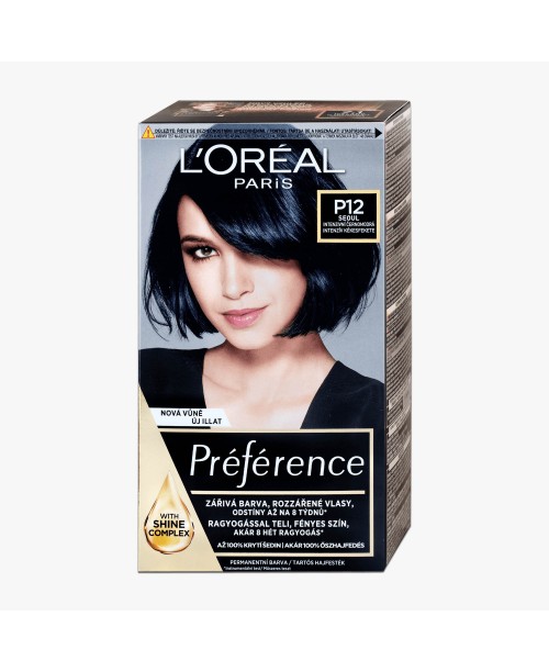 Vopsea de par L'Oreal Preference P12 Negru Seoul