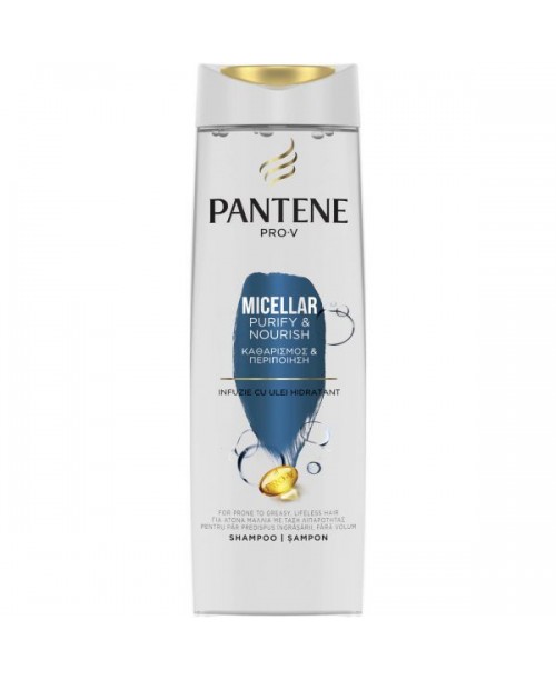 Sampon Pantene Pro-V Micellar Purify & Nourish pentru par gras 400ml